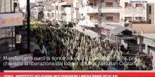 Siria, proteste dei curdi per chiedere liberazione Ocalan