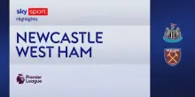 Newcastle-West Ham 3-1: gol e highlights