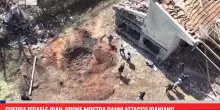 Israele, drone mostra gli effetti di un attacco iraniano