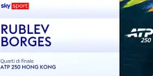 Rublev-Borges: highlights Atp Hong Kong