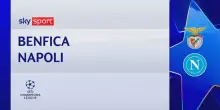 Champions, Benfica-Napoli 2-0: il video dei gol
