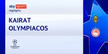 Kairat-Olympiacos 0-1: gol e highlights Champions