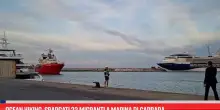 Ocean Viking, sbarcati 23 migranti a Marina di Carrara