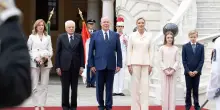 Mattarella a Monaco, la visita di Stato dal principe Alberto. FOTO