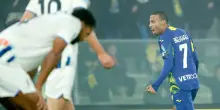 Prima gioia Verona: Atalanta ko 3-1 nella nebbia