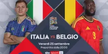 Nations League, Italia-Belgio: su Sky Sport studi e news