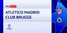 VIDEO. Atletico Madrid Bruges 4-1: gol e highlights Champions