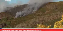 Edimburgo, incendio sull&rsquo;altura di Arthur&rsquo;s Seat