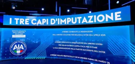 Inchiesta arbitri, i capi di imputazione