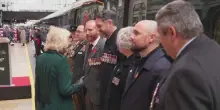 Londra, Regina Camilla alla cerimonia dell'Armistice Day