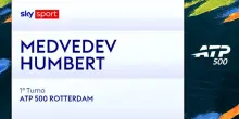 Medvedev-Humbert: highlights Atp Rotterdam