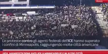 Usa, manifestazioni anti-ICE a Minneapolis e in altre citt&agrave;