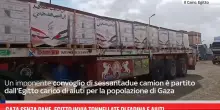 Gaza senza pane, Egitto invia tonnellate di farina e aiuti
