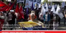 Messico, corteo pro Maduro contro gli Stati Uniti