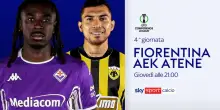 Dove vedere Fiorentina-AEK Atene