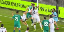 Che caos in area! Fare gol alla Georgia sembra impossibile