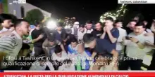 Uzbekistan, festa per la qualificazione a Mondiali di calcio