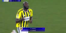 Lukaku, il momento del debutto con la maglia del Fenerbahce