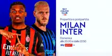 Derby Milano, pre e post gara con Caressa a Sky Calcio Club