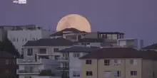 Australia, la Superluna più grande del 2025 illumina Sydney