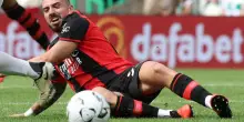 Milan, Gila out dopo 20' contro il Celtic: possibile problema muscolare