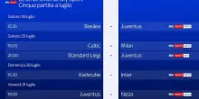 Inter, Juve, Milan e Napoli: le amichevoli su Sky