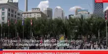 Canada, proteste a Calgary contro il G7 di Kananaskis