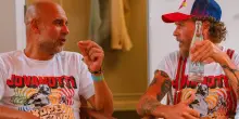 Jovanotti incontra Guardiola: 'Due chiacchiere sul calcio con chi se ne intende'.