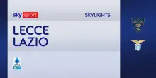 Lecce-Lazio 0-0: gol e highlights