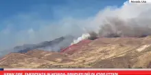 Hawk Fire, emergenza in Nevada: bruciati pi&ugrave; di 4200 ettari
