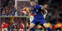Sorloth si 'incarta' e manca cos&igrave; l'1-1 all'85' di Arsenal-Atletico. VIDEO