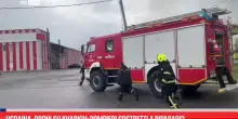 Ucraina, droni su Kharkiv: pompieri costretti a ripararsi