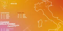 Milano Cortina 2026: ecco dove passer&agrave; la Fiamma Paralimpica. Tutte le tappe