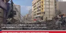Libano, gravi danni a Beirut dopo i nuovi raid israeliani