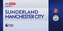 Sunderland-Manchester City 0-0: highlights