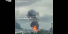 Mosca, drone ucraino fa saltare in aria coperchio raffineria