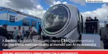 Berlino, presentato il primo treno con AI incorporata