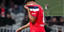 Lille-Betis, follia di Ethan Mbapp&eacute;: gomitata ed espulsione. VIDEO