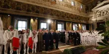 Olimpiadi, Mattarella riceve gli atleti italiani al Quirinale. FOTO
