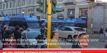 Milano, diverse centinaia di studenti in corteo in centro