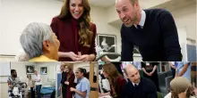 I principi William e Kate visitano l'ospedale di Charing Cross. FOTO