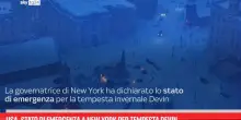 Usa, stato di emergenza a New York per tempesta Devin