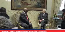 Quirinale, Mattarella incontra presidente Sudafrica