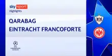 Qarabag-Eintracht Francoforte 3-2: gol e highlights