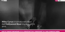 Miley Cyrus risponde a critiche sul live all&rsquo;Hollywood Bowl