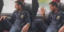 VIDEO. Messi, l'emozionante arrivo al Monumental visto da dentro il pullman