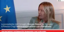 Meloni riceve l'astronauta Parmitano a Palazzo Chigi