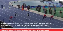 Pechino, robot umanoide corre i 100 metri in 8,64 secondi