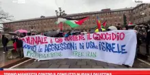 Torino manifesta contro il conflitto in Iran e Palestina