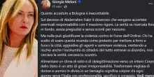 Meloni su morte Fakir: 'Stabilire verit&agrave; ma no aggressioni a polizia'